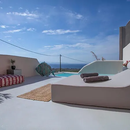 וילה Superior Santorini 2 Bedroom Private Jetted Pool & Amazing Sea אויה