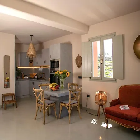 Willa Superior Santorini 2 Bedroom Private Jetted Pool Amazing Sea And Sunset Views Finikia *